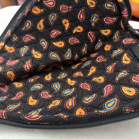 Vera Bradley Paisley Print Travel Pouch Zippered Accessory Bag - Picture 6 of 9